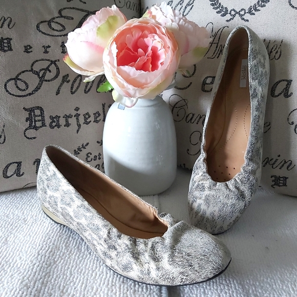 Geox D Lamulay A ballerina flats platinum gold metallic - Picture 1 of 15